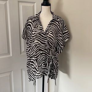 Sunny Leigh wrap blouse